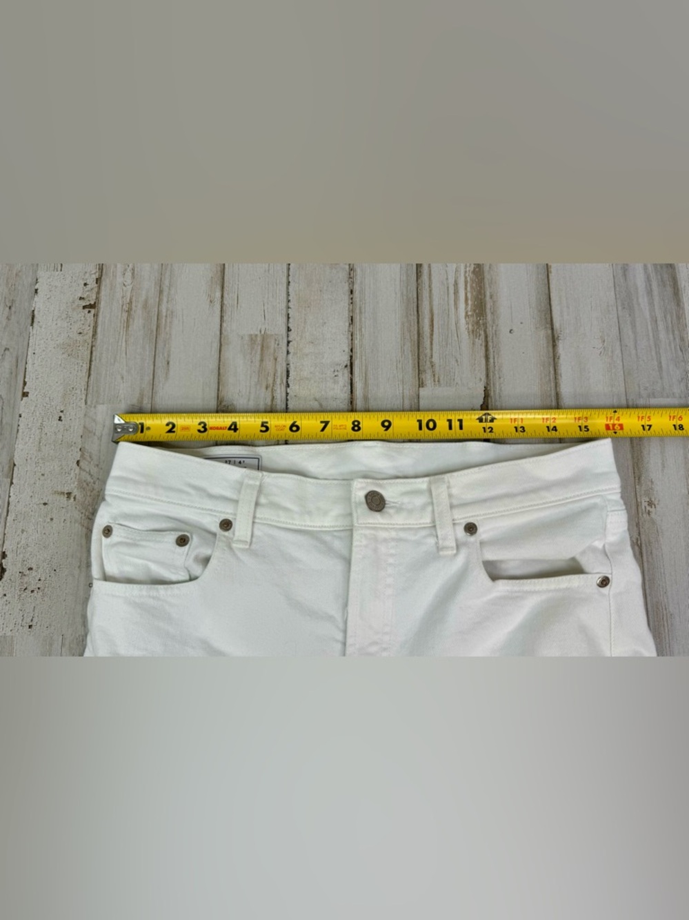 Gap Girlfriend Mid Rise Jean 27| 4T  White Jeans - Picture 6 of 12